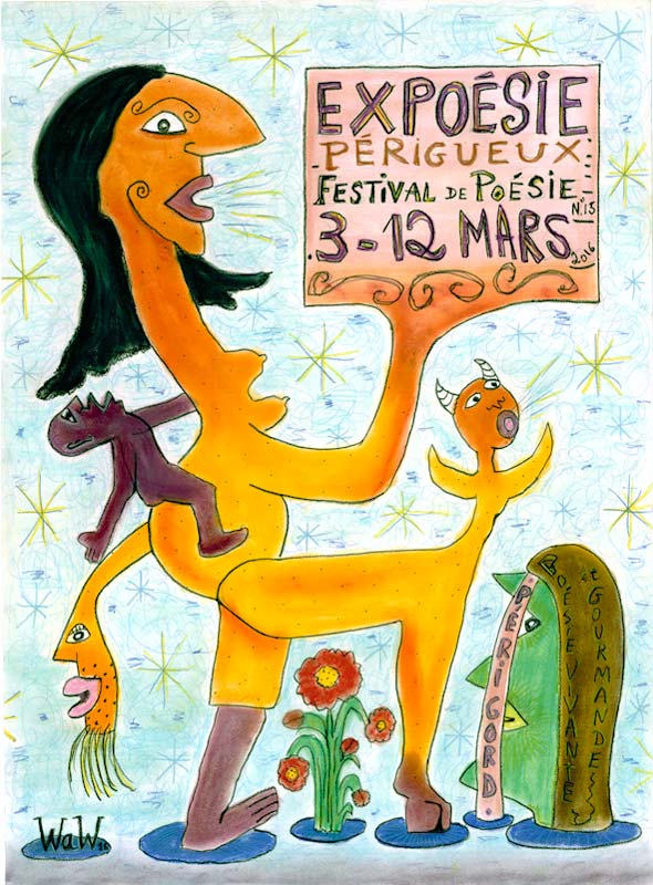 Affiche expoe sie 2016 william adjete wilson