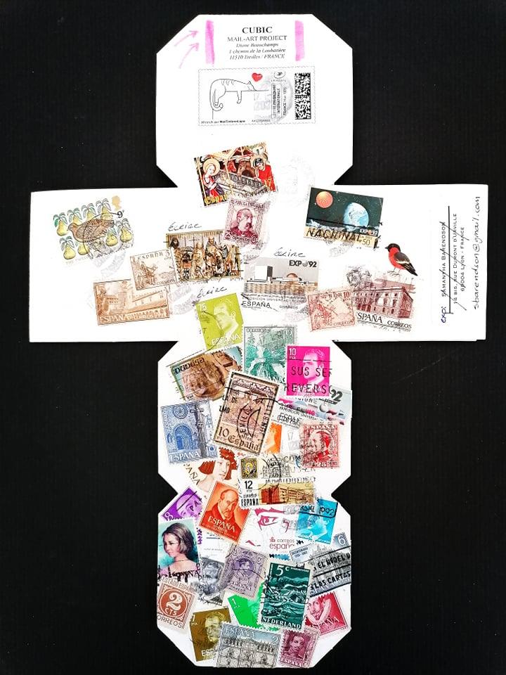 Cubic mail art 1