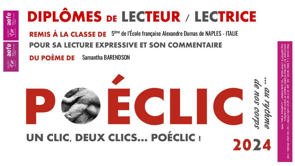 Diplome poeclic naples