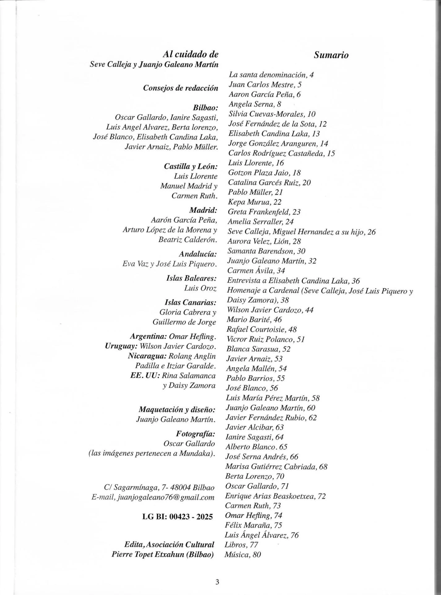 Letren euria sommaire